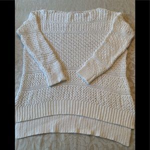 Loft white summer sweater